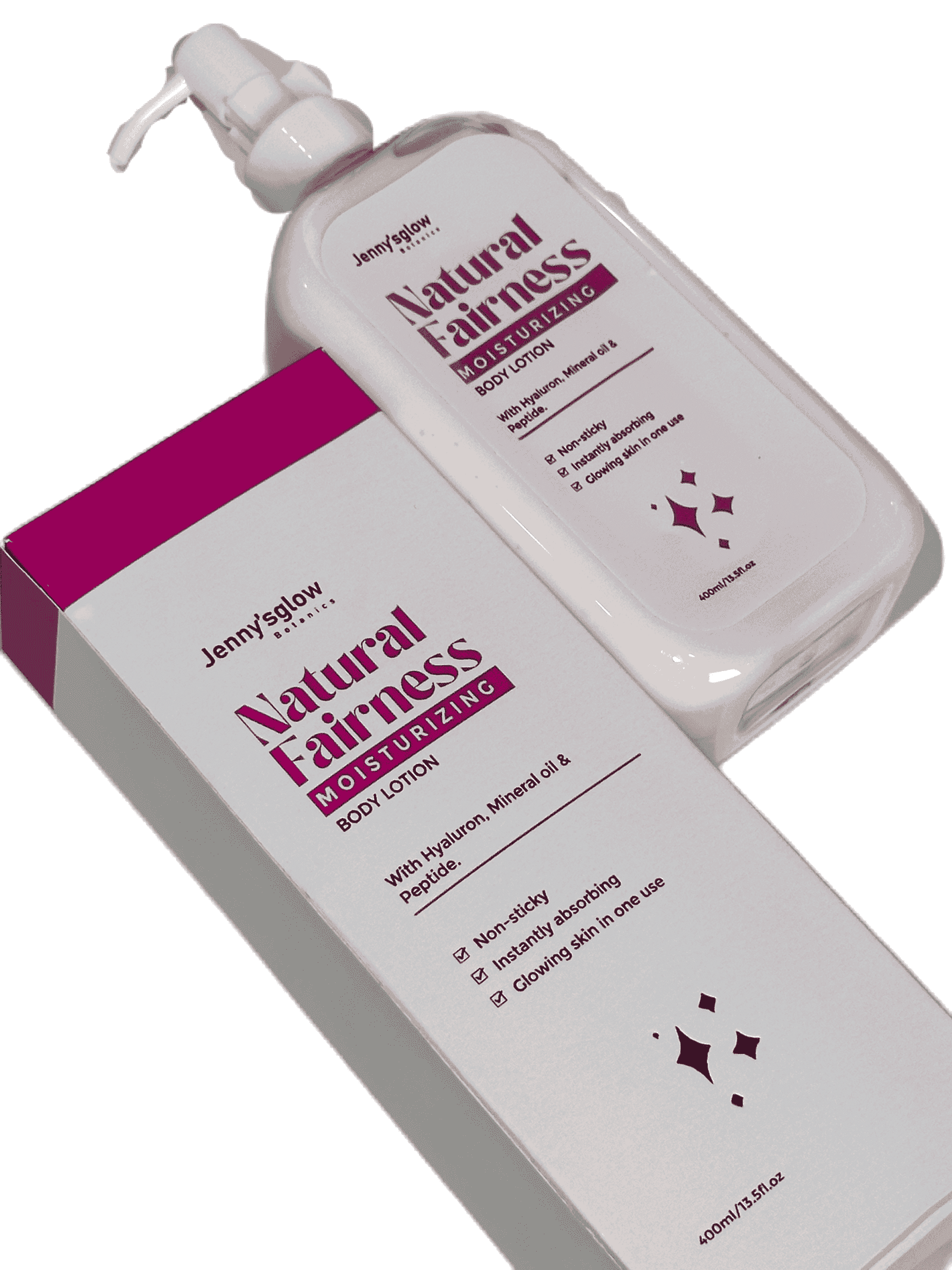 NATURAL FAIRNESS MOISTURIZING BODY LOTION With Hyaluron, Glycerin & Peptide